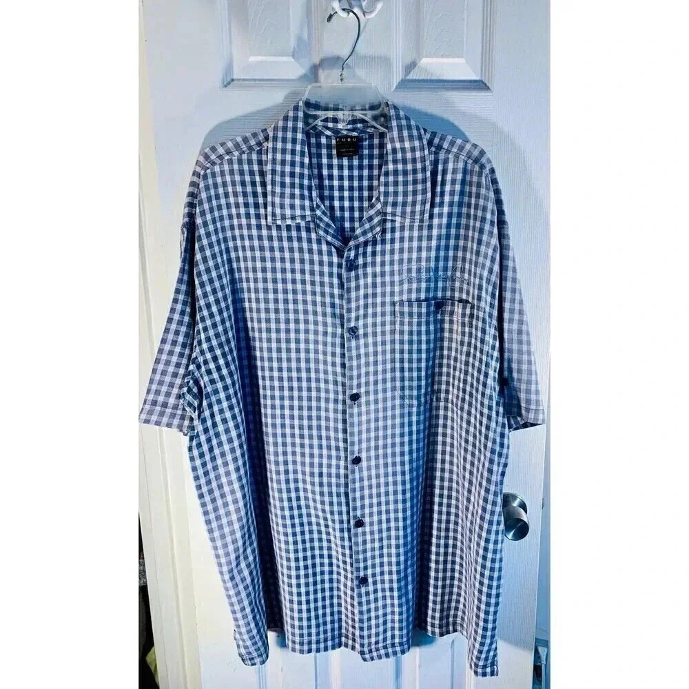 Vintage Fubu Jeans Company Short Sleeve Button down Shirt Size 2X